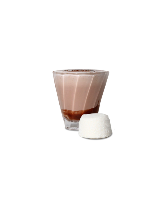 Bubbacino in a glass 