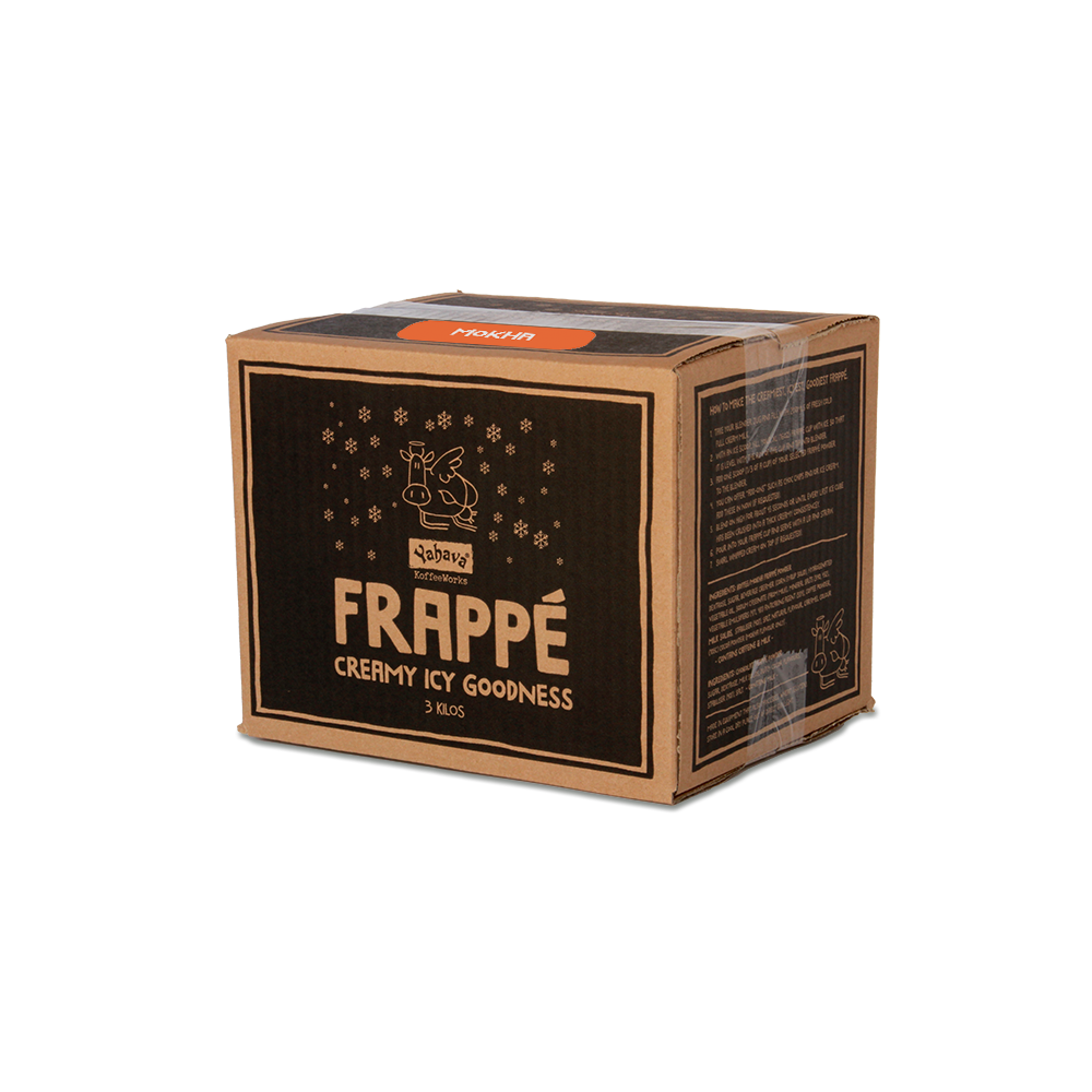 Box of Mokha Frappe with Frappe branding